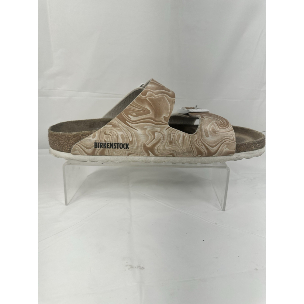 Birkenstock Arizona BiokoFlor Sandal Beige wave size 10 EU size 41 - Picture 9 of 16